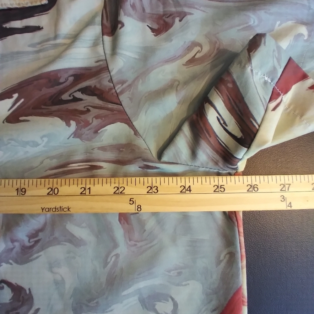 Vtg Multicolor Abstract Men's Button Down Shirt Size XL Y2K Vacation Trip - Picture 3 of 8